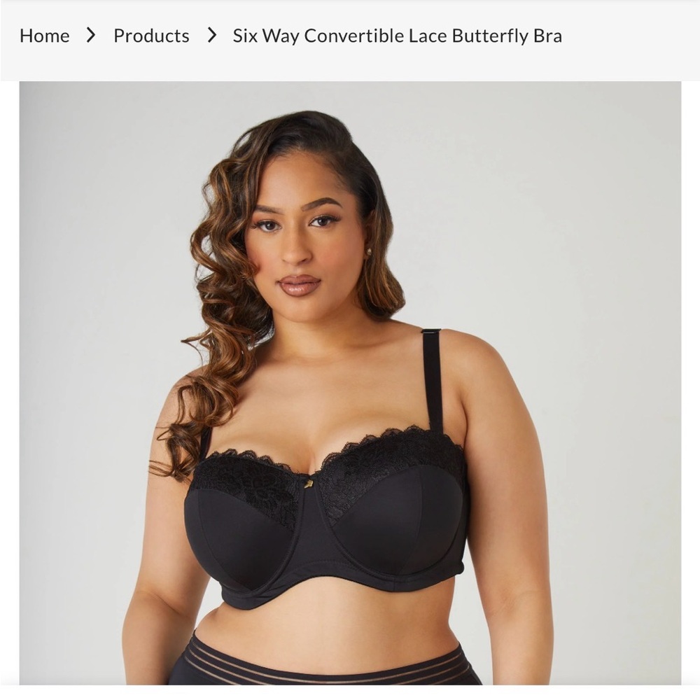 Ashley Stewart 6 way convertible  Lace Bra